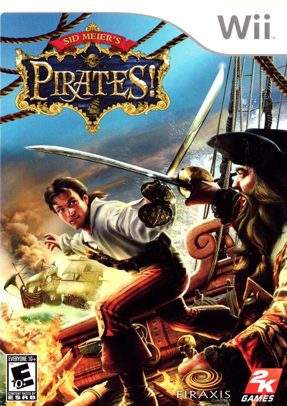 Sid Meier's Pirates! box art for Wii